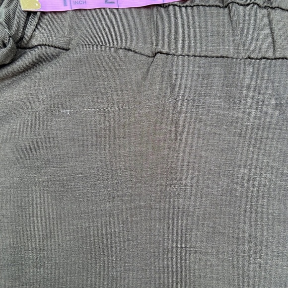 Kamryn Cotton Tank Jumpsuit in Olive Green New Size M - Picture 10 of 11